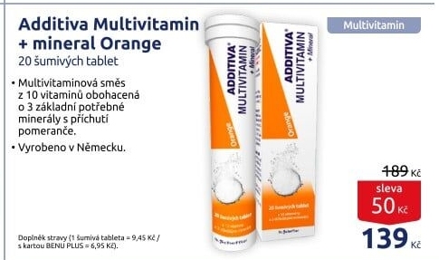 Šumivé tablety Additiva