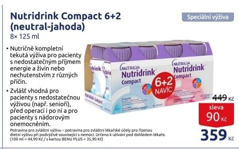 Výživa Nutridrink