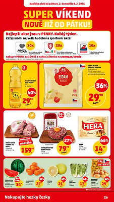 akční leták Penny Market 4.2.2026-10.2.2026