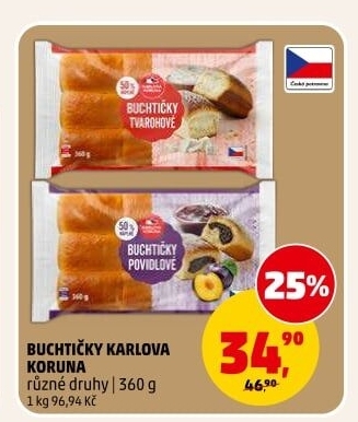 České buchtičky Karlova Koruna