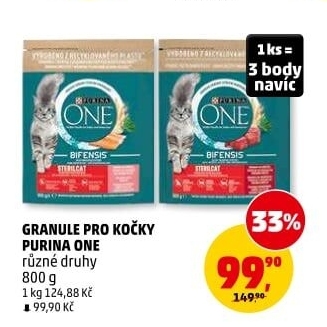 Granule pro kočky One Purina
