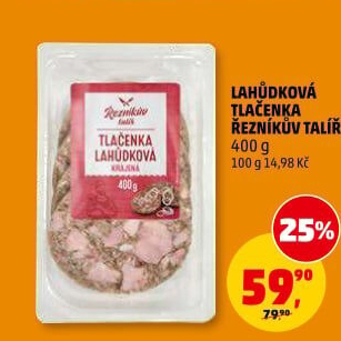 Lahůdková tlačenka Řezníkův talíř