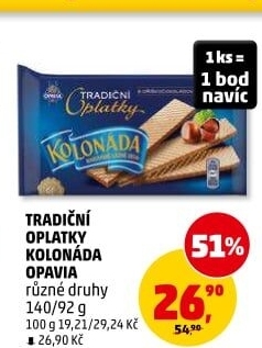 Oplatky Kolonáda Opavia