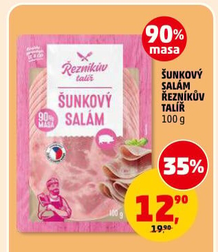 Salám šunkový Řezníkův talíř