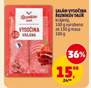 Salám Vysočina Řezníkův talíř