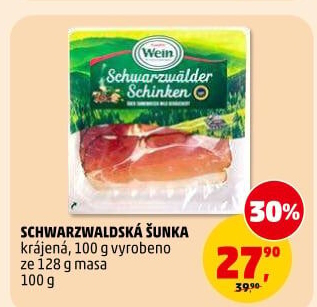 Šunka schwarzwaldská Wein