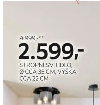 STROPNÍ SVÍTIDLO