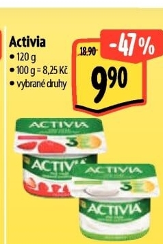 Bílý jogurt Activia Danone