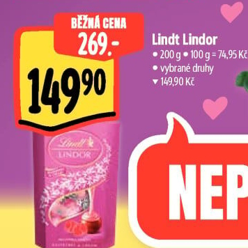 Bonboniéra Pralinky Lindor Lindt