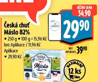 Máslo Česká chuť