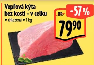 Vepřová kýta bez kosti