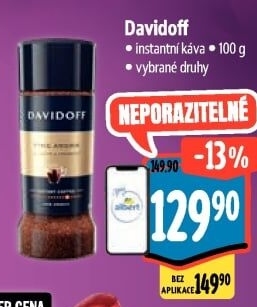 Instantní kávy Davidoff