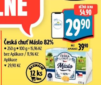 Máslo Česká chuť