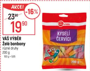 Bonbony želé Váš Výběr