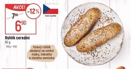 Cereální rohlík