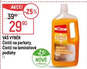 Čistič na parkety Váš Výběr