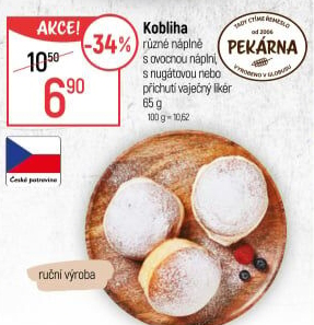 Kobliha s náplní