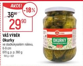 Okurky Váš Výběr