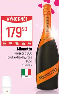 Sekt Rosé Mionetto