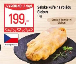 Selské kuře na roládu Globus