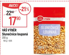 Slunečnice loupaná Váš Výběr
