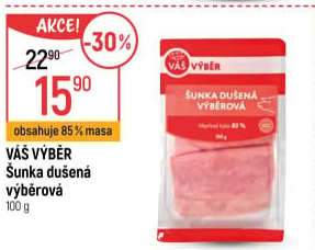 Šunka výběrová dušená Váš Výběr