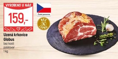 Uzená krkovice bez kosti Globus
