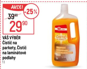 Čistič na parkety Váš Výběr