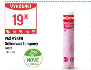 Odličovací tampony Váš Výběr
