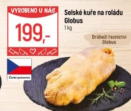 Selské kuře na roládu Globus