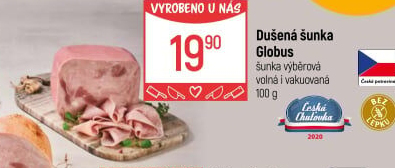 Šunka dušená výběrová Globus