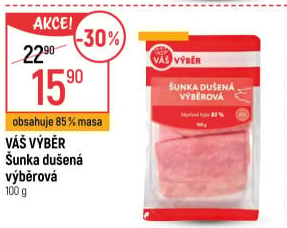 Šunka výběrová dušená Váš Výběr