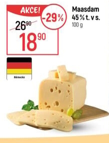 Sýr Maasdamer 45%