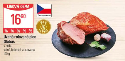 Uzená rolovaná plec Globus