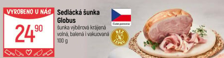 Šunka sedlácká výběrová Globus