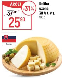 Sýr Koliba uzená 30%