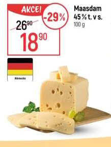 Sýr Maasdamer 45%