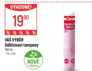 Odličovací tampony Váš Výběr