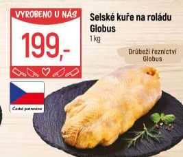Selské kuře na roládu Globus