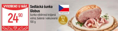 Šunka sedlácká výběrová Globus