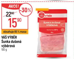 Šunka výběrová dušená Váš Výběr