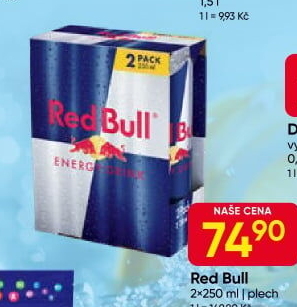 Energetický nápoj Red Bull