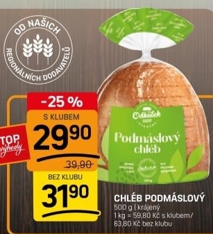 Chléb podmáslový Odkolek