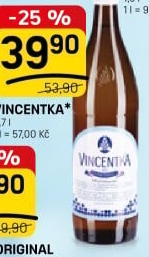 Minerální voda Vincentka