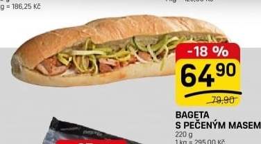 Obložená bageta