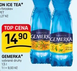 Ochucená voda Gemerka