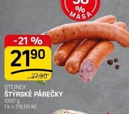 Párečky štýrské Steinex