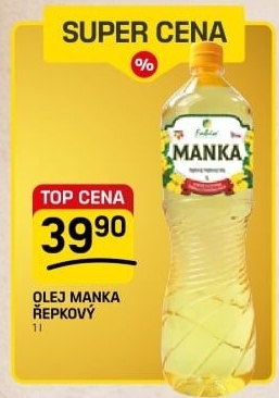 Řepkový olej Manka Fabio