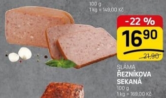 Řezníkova sekaná Sláma