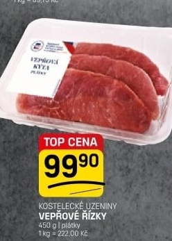 Řízky vepřové Kostelecké uzeniny